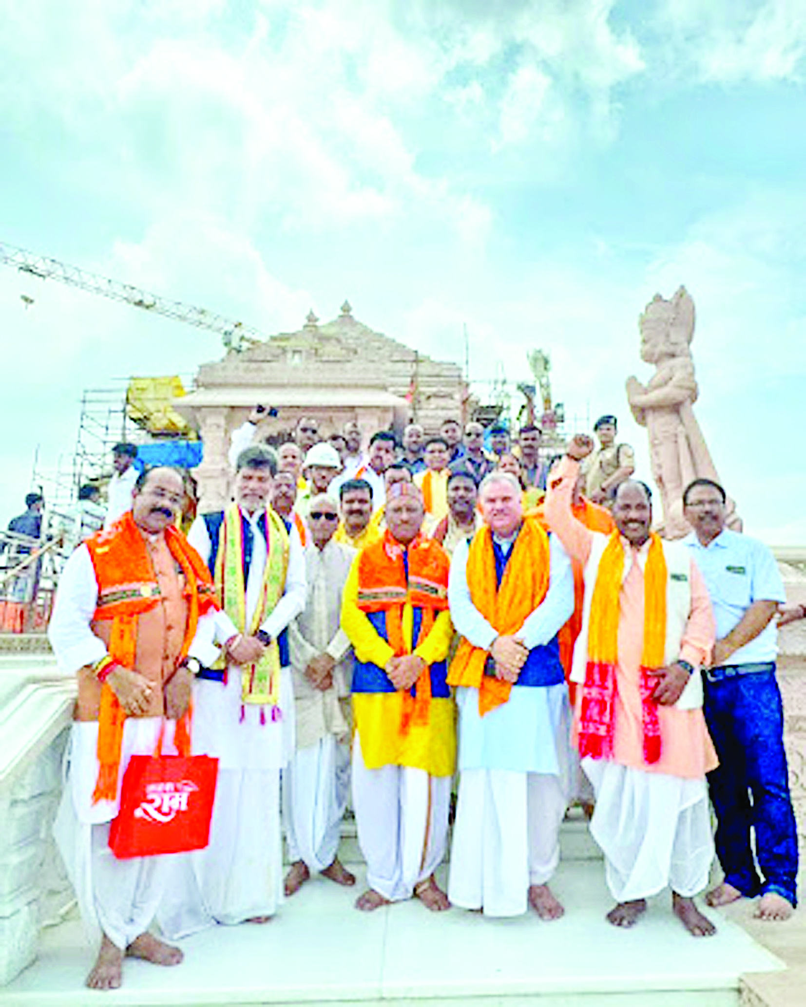 राम मंदिर में गूंजा नारा, छत्तीसगढ़ के भांचा राम, जय श्री राम, जय श्री राम