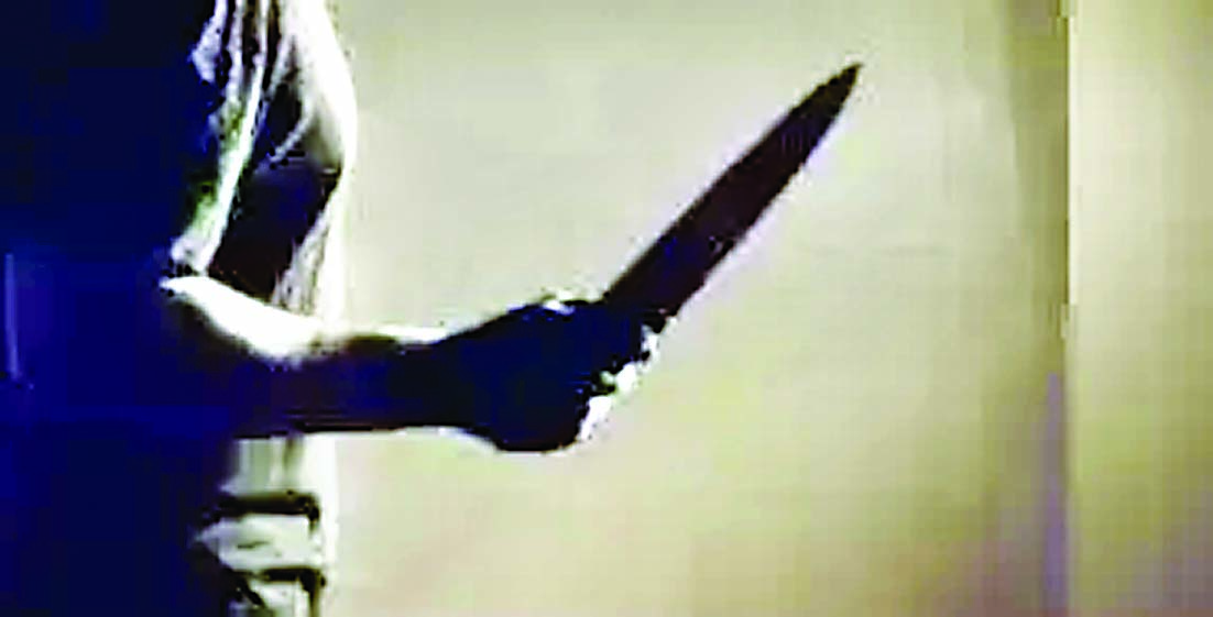 राज मिस्त्री ने रसोई से चाकू उठाया और पत्नी पर किया हमला, हालत गंभीर 