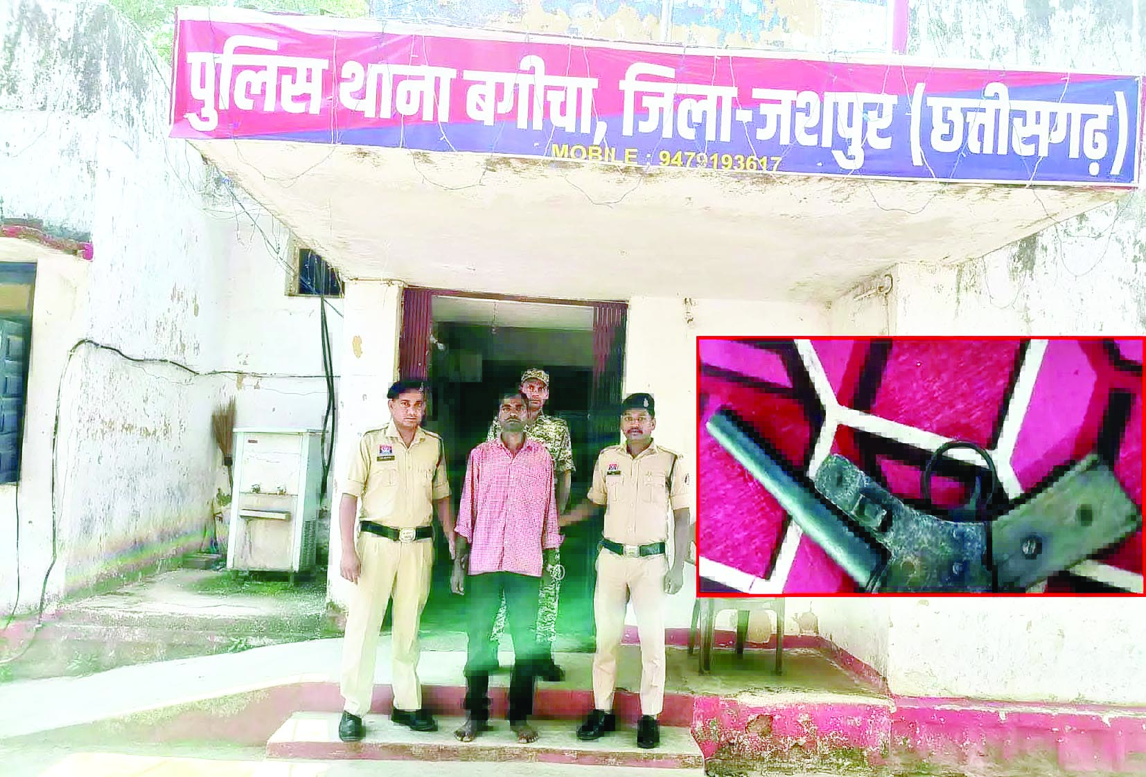 कुख्यात लुटेरा रतन लकड़ा पिस्टल के साथ गिरफ्तार