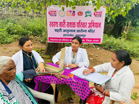 31 हज़ार शिविरों में 22 लाख लोगों की स्वास्थ्य जांच