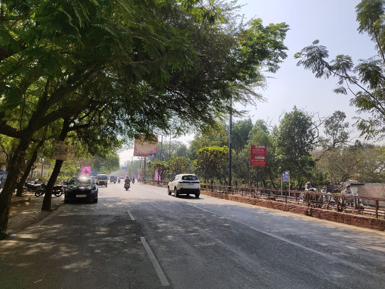 रायपुर नगर निगम के 'नो फ्लेक्स जोन' नियमों की सत्ता के रसूख तले उड़ रही धज्जियां: महापौर के निवास के पास अवैध फ्लेक्स का अंबार...