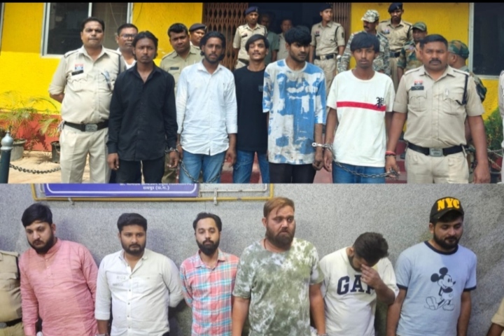 थाना मौदहापारा क्षेत्र में चाकूबाजी, पत्थरबाजी एवं हथियार लहराने वाले कुल 12 आरोपी गिरफ्तार गिरफ्तार...