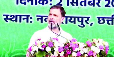 कांग्रेस सरकार ने छत्तीसगढ़ में किसानों को धान के लिए सही दाम दिया: राहुल गांधी 