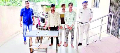 रायपुर में लूटपाट करने वाले 3 लूटेरे गिरफ्तार