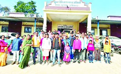 26 चिन्हांकित बच्चों को ऑपरेशन के लिये भेजा गया रायपुर मेडिकल कॉलेज
