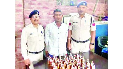 रायपुर-कचना में शराब का अवैध व्यापार करते युवक गिरफ्तार 