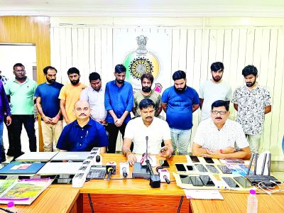 गोवा के फ्लैट में रायपुर पुलिस ने मारी रेड, लैपटॉप के साथ कई सटोरिए गिरफ्तार 