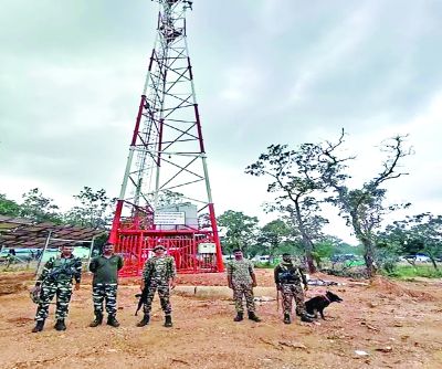 दीपावली पर मुदवेंडी और कावंडगांव को मिला मोबाईल टॉवर का उपहार 