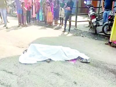 पानी टैंकर ने कुचला, लकवाग्रस्त मरीज की मौत