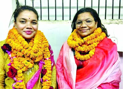 विधायक की बेटी जिला पंचायत चुनाव जीती 
