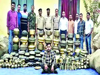 कांसा-पीतल चमकाने के नाम पर ठगी, आरोपी गिरफ्तार 