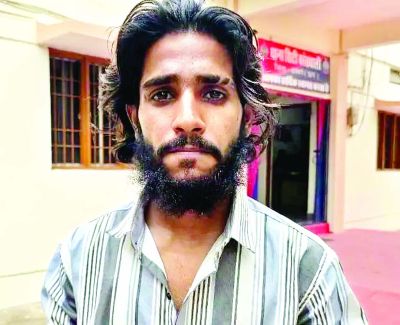बटंची चाकू लहराया, बदमाश गिरफ्तार 
