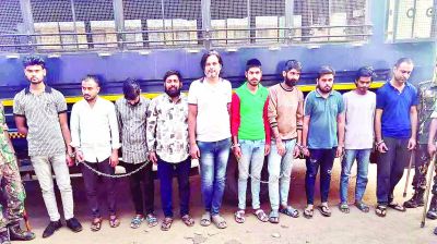 क्रिकेट सट्टा गिरोह का भंडाफोड़, 10 आरोपी गिरफ्तार