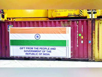 भारत ने कैमरून को 1,000 मीट्रिक टन खाद्य सहायता भेजी 