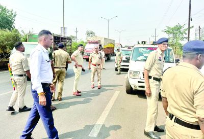 special operation of traffic police: 63 वाहनों का चालान, 09 वाहनों पर इठर की धारा 285 के तहत की गई कार्यवाही