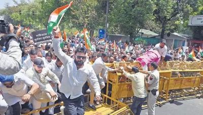 पहलगाम हमले के खिलाफ पाकिस्तान उच्चायोग के बाहर प्रदर्शन, BJP कार्यकर्ता हिरासत में 