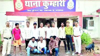 पूर्व सहकारी समिति अध्यक्ष राजेन्द्र शर्मा का अपहरण, 11 आरोपी गिरफ्तार