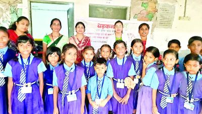 प्रोजेक्ट धड़कन, आंगनबाड़ी और विद्यालयों में निःशुल्क हृदय रोग जांच अभियान जारी 