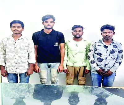 रायपुर में पुलिसकर्मी पर हमला: शराब पीकर हुल्लड़ मचाने वाले 4 आरोपी गिरफ्तार