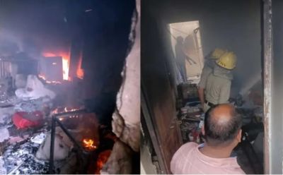नेहरू नगर स्थित मकान में आग, दमकल कर्मियों ने बचाई बड़ी दुर्घटना