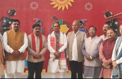 केन्द्रीय कृषि मंत्री शिवराज सिंह चौहान पहुंचे रायपुर...