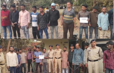 अभियान चलाकर 152 वारंटियों को भेजा गया जेल...