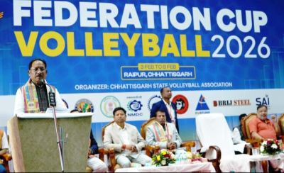 मुख्यमंत्री विष्णु देव साय ने 37वीं फेडरेशन कप व्हॉलीबॉल चैंपियनशिप का किया उद्घाटन...