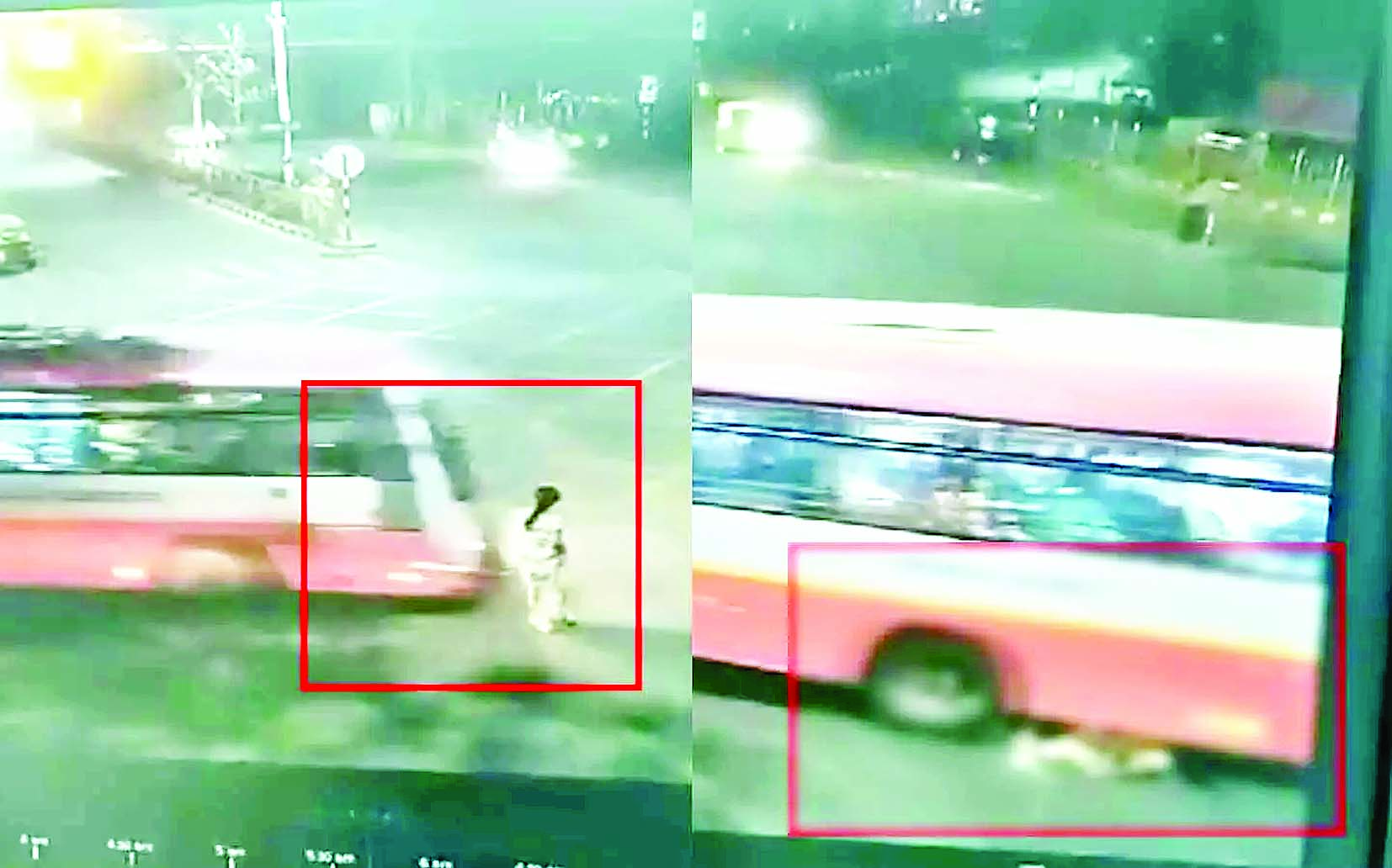 केएसआरटीसी बस ने महिला को कुचला