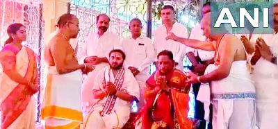तेलंगाना पहुंचे मुख्यमंत्री विष्णु देव साय, श्री सीता रामचन्द्र स्वामी मंदिर में पूजा-अर्चना की 