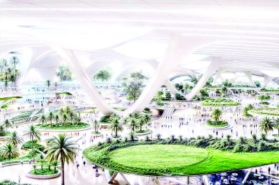 दुबई के शासक ने अल मकतूम हवाई अड्डे पर नए यात्री टर्मिनल के डिजाइन को मंजूरी दी