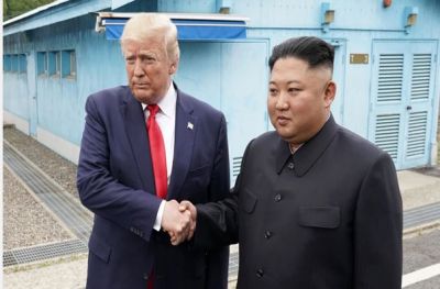 किम जोंग उन से मेरे संबंध अच्छे, फिर से मिलना चाहूंगा : डोनाल्ड ट्रंप
