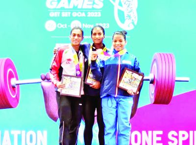 छत्तीसगढ़ की ज्ञानेश्वरी यादव ने 49KG महिला भारोत्तोलन में जीता स्वर्ण पदक