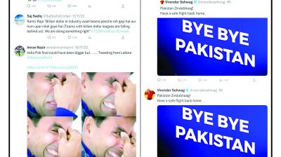 वीरेंद्र सहवाग ने पाकिस्तान प्रशंसकों और उनके पूर्व क्रिकेटरों को लताड़ा