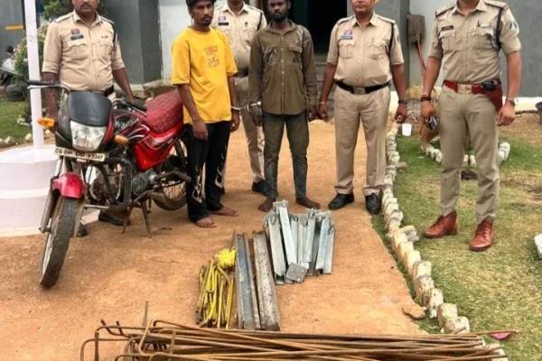 नवा रायपुर क्षेत्र में लगातार हो रही केबल एवं लोहे के सामान की चोरी का खुलासा…