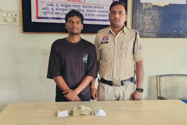 लूट की घटना को अंजाम देने वाला आरोपी विक्की घृतलहरे गिरफ्तार…