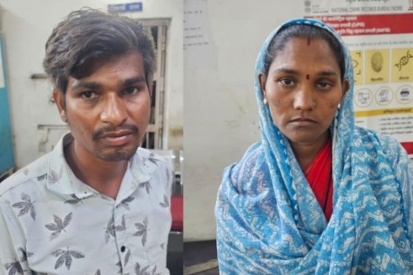 नाबालिग बालिका को अपृहत कर जबरदस्ती विवाह कराने वाले 18 माह से फरार ईनामी आरोपी दम्पत्ति गिरफ्तार…
