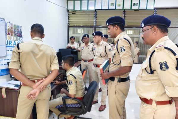 पुलिस अधीक्षक सन्दीप पटेल ने किया थाना बेनूर का आकस्मिक निरीक्षण…