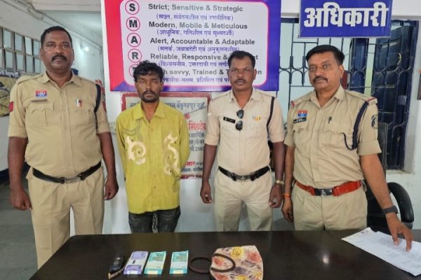 सूने मकान में चोरी करने वाला आरोपी गिरफ्तार…