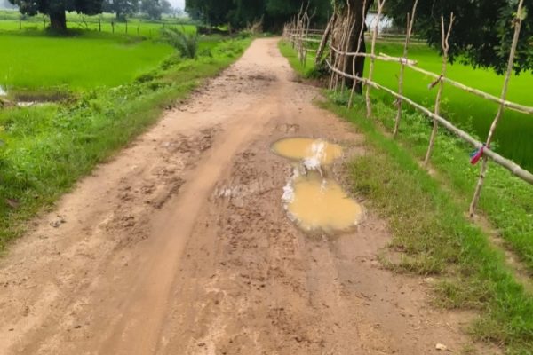 विकास से कोसों दूर अचानपुर, नदीपारा पक्की सड़क, न साफ पानी दलदल भरे रास्ते से गुजरने को मजबूर ग्रामीण…