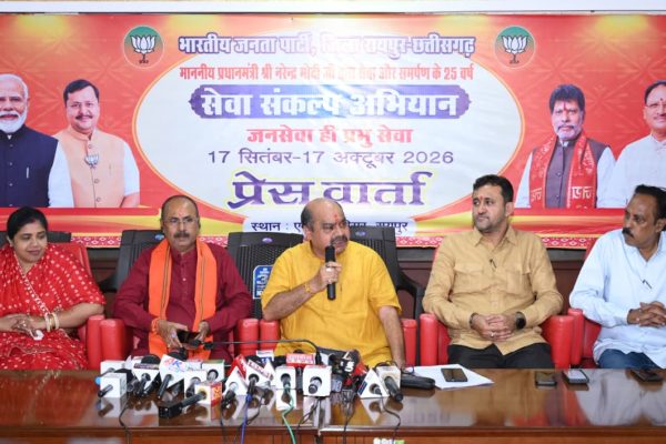 ढाई वर्ष की विकास यात्रा: जनता के विश्वास से विकास की नई उड़ान, रायपुर उत्तर में ढाई वर्ष में 438 विकास कार्यों को मिली गति – पुरन्दर मिश्रा