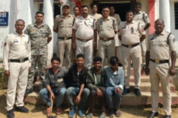 कोरिया जिला में हुये गौ हत्या के अज्ञात 05 आरोपी कायमी के 30 घण्टे के अंदर गिरफ्तार…