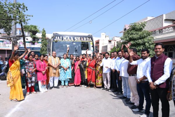 माँ जतमई एवं माँ घटारानी के पावन दर्शन हेतु मातृशक्तियों को विधायक पुरन्दर मिश्रा ने किया रवाना…
