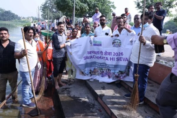 ‘सेवा संकल्प अभियान’: विधायक अनुज शर्मा ने कचना के बंधुवा तालाब में किया व्यापक श्रमदान…