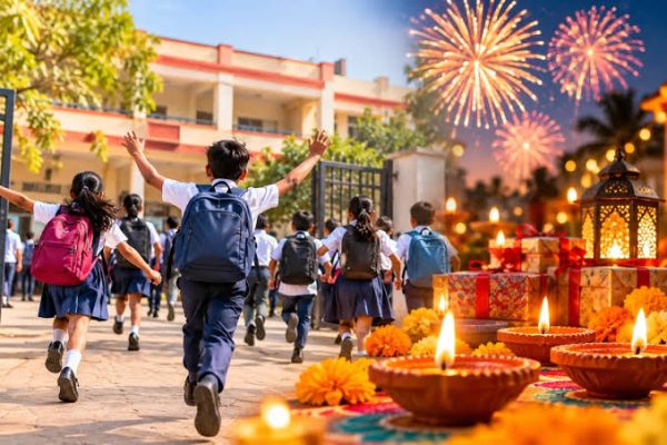 छत्तीसगढ़ में दीपावली अवकाश अब 6 दिन का, स्कूल शिक्षा विभाग ने जारी किया संशोधित आदेश…