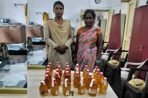 अवैध शराब बिक्री के मामले में 01 महिला गिरफ्तार, 32 पौवा देशी मदिरा जब्त…