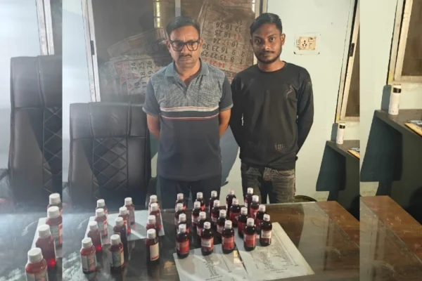 मेडिकल स्टोर की आड़ में नशीली सिरप बेच रहे दो आरोपी गिरफ्तार…